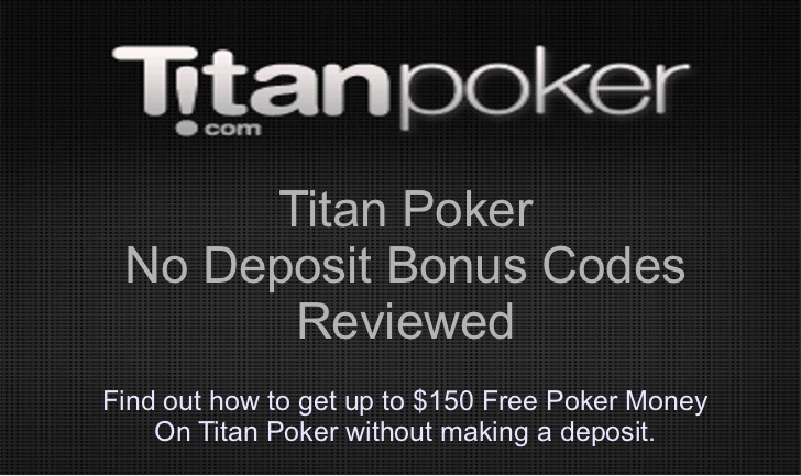 No deposit bonus codes poker