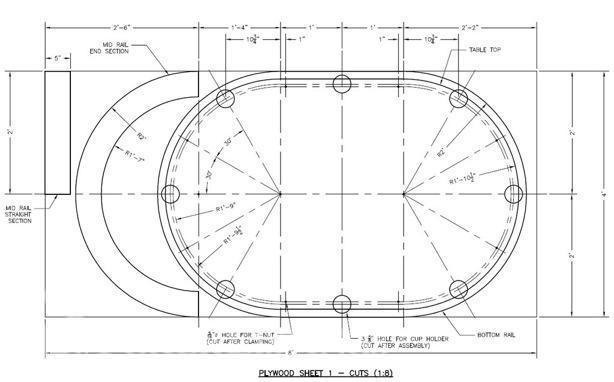 Round poker table dimensions